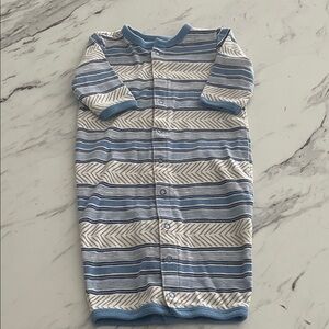 Blue and White Striped Sleep Sack